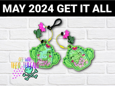 DIGITAL DOWNLOAD Cactus Shaker Bookmark Ornament Bag Tag INCLUDED MAY 2024 MYSTERY BUNDLE