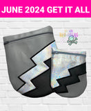 DIGITAL DOWNLOAD Applique It's Electric Rounded Bottom Bag JUNE 2024 MYSTERY