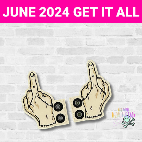 DIGITAL DOWNLOAD Middle Finger Shoe Wings JUNE 2024 MATURE MYSTERY BUNDLE