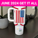 DIGITAL DOWNLOAD Applique Patriotic 4th of July Tumbler Bag