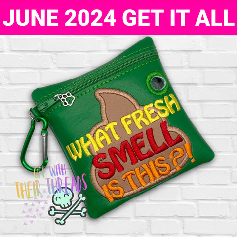 DIGITAL DOWNLOAD 5x5 What Fresh Smell Is This Poo Bag Holder JUNE 2024 MYSTERY BUNDLE