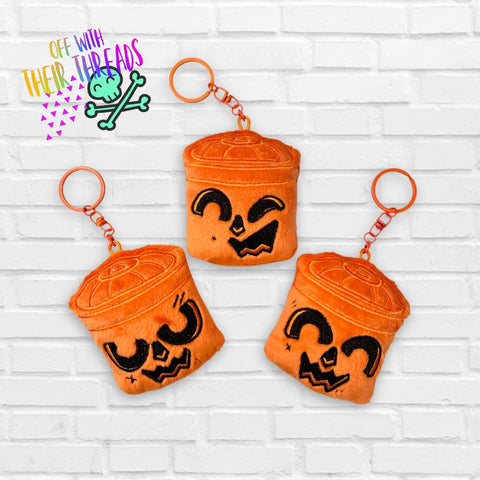 DIGITAL DOWNLOAD 2025 Pumpkin Bucket Squishy Keychain Set