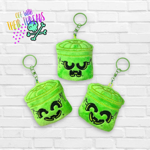 DIGITAL DOWNLOAD 2025 Witch Bucket Squishy Keychain Set