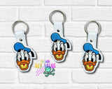 DIGITAL DOWNLOAD Donald Snap Tab Key Chain