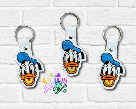 DIGITAL DOWNLOAD Donald Snap Tab Key Chain