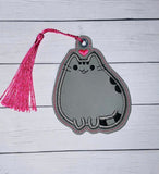 DIGITAL DOWNLOAD Heart Kitty Bookmark Ornament Gift Tag