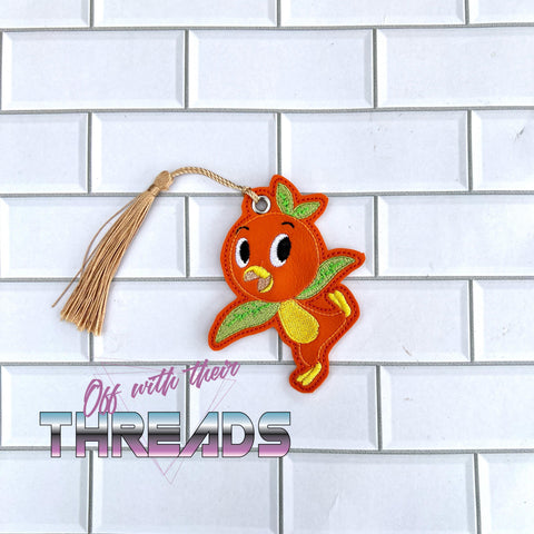 DIGITAL DOWNLOAD Citrus Bird Bookmark Ornament Gift Tag