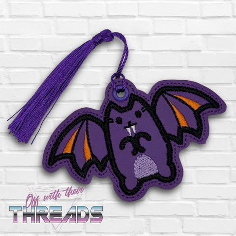 DIGITAL DOWNLOAD Vampire Bat Kitty Bookmark Ornament Gift Tag