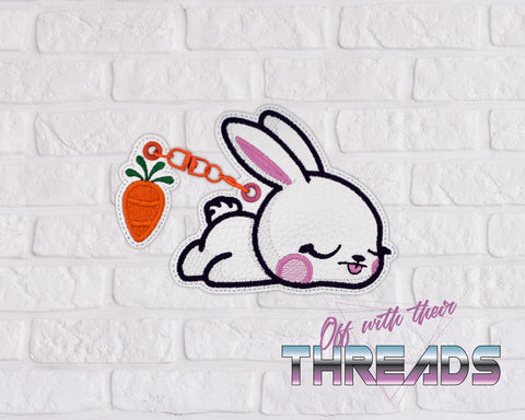 DIGITAL DOWNLOAD Bunny and Carrot Ornament Bookmark Gift Tag Charm