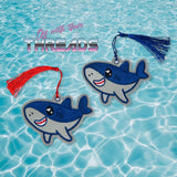 DIGITAL DOWNLOAD Shark Bookmark Ornament Gift Tag