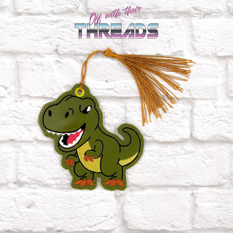 DIGITAL DOWNLOAD T Rex Dinousaur Bookmark Ornament Bag Tag