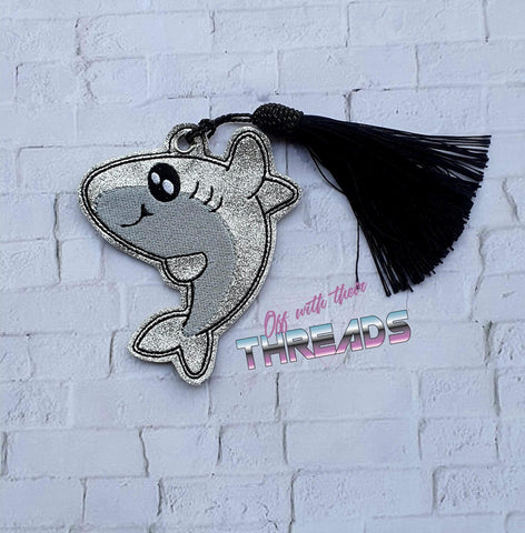 DIGITAL DOWNLOAD Shark Bookmark Ornament Bag Tag