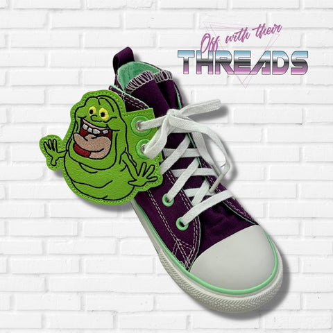 DIGITAL DOWNLOAD Slime Ghost Shoe Wings SATIN AND BEAN STITCH EYELET OPTIONS INCLUDED