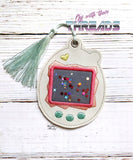 DIGITAL DOWNLOAD Applique Tamagotchi Bag Tag Bookmark Ornament