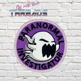 DIGITAL DOWNLOAD Paranormal Investigator Ghost Patch 3 SIZES INCLUDED