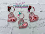 DIGITAL DOWNLOAD 3D Shaker Heart Bag Tag Bookmark Ornament 3 SIZES INCLUDED