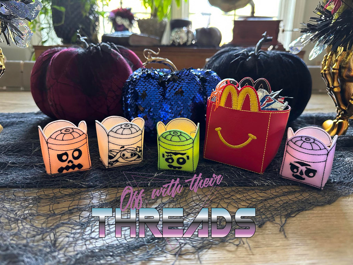 DIGITAL DOWNLOAD Happy Meal Boo Bucket Holder Set Tea Light Treats 4 S ...