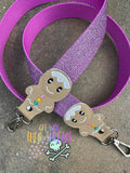 DIGITAL DOWNLOAD ITH Gingerbread Man Strap Connectors 2 SIZES INCLUDED