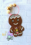 DIGITAL DOWNLOAD 3D Shaker Gingerbread Man Ornament Bookmark Gift Tag
