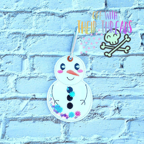 DIGITAL DOWNLOAD 3D Shaker Snowman Ornament Bookmark Gift Tag