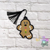 DIGITAL DOWNLOAD Applique Gingerbread Ornament Bag Tag Bookmark