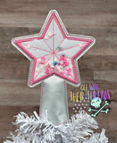 DIGITAL DOWNLOAD Applique 3D Shaker Tree Topper Ornament 4 SIZES INCLUDED