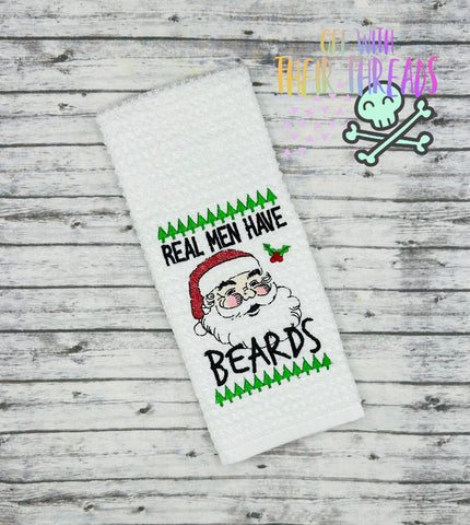 DIGITAL DOWNLOAD Real Men Have Beards 3 SIZES INCLUDED