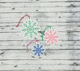 DIGITAL DOWNLOAD Snowflake Holiday Bundle Bundle 4 DESIGNS INCLUDED