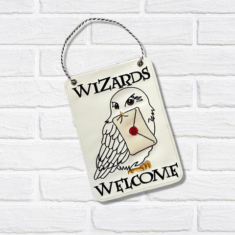 DIGITAL DOWNLOAD ITH Owl Welcome Door Sign 4 Sizes