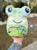 DIGITAL DOWNLOAD Lily The Froggy Frog Plush Stuffie 5 SIZES INCLUDED