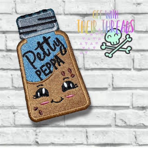 DIGITAL DOWNLOAD Petty Peppa Pepper Patch 3 SIZES INCLUDED