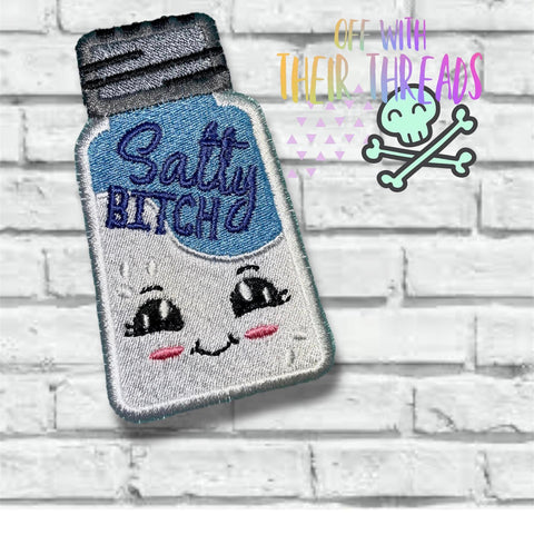 DIGITAL DOWNLOAD Salty Bitch Patch 3 SIZES INCLUDED