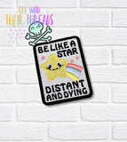 DIGITAL DOWNLOAD  Distant And Dying Star Patch 3 SIZES INCLUDED