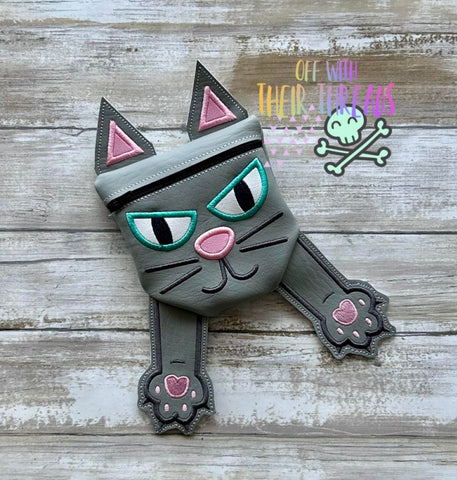 DIGITAL DOWNLOAD 3D Peek-A-Boo Lucky The Halloween Cat Bag OWTT