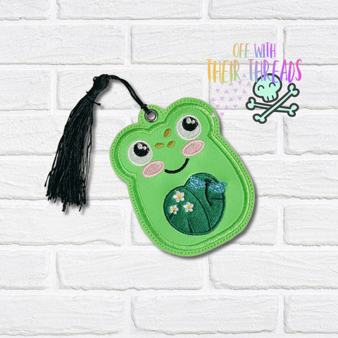 DIGITAL DOWNLOAD Lily The Froggy Frog Bookmark Bag Tag Ornament