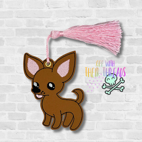 DIGITAL DOWNLOAD Chihuahua Bookmark Bag Tag Ornament