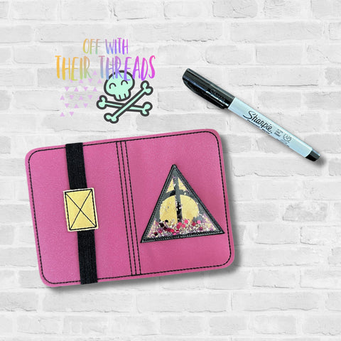 DIGITAL DOWNLOAD 5x7 Applique Hollows Mini Comp Notebook Cover Holder
