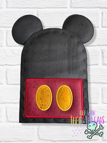 DIGITAL DOWNLOAD Applique Mouse Panel Add On For ITH Backpack 4 SIZES INCLUDEDh
