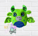 DIGITAL DOWNLOAD Cowie The Dragon Stuffie 4 SIZES INCLUDED