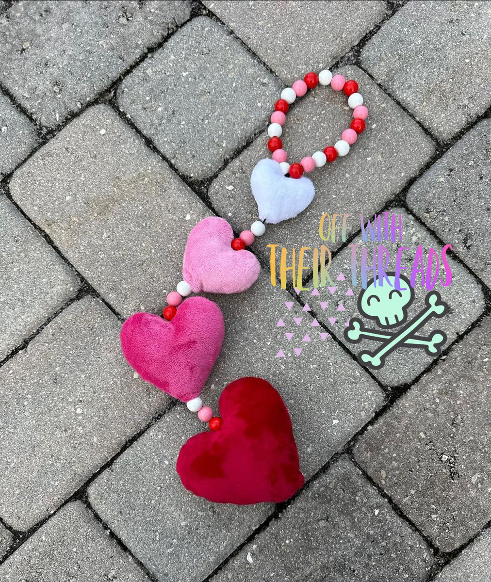Thread Squishy DIGITAL DOWNLOAD Heart Squishy Set Stuffie 8 SIZES INCLUDED – Off With ...