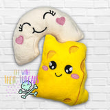 DIGITAL DOWNLOAD Macaroni and Cheese Squishy Plushie 5 SIZES INCLUDED