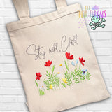 DIGITAL DOWNLOAD Stay Wild, Child Wildflower 5 SIZES INCLUDED