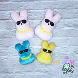 DIGITAL DOWNLOAD Peepin' It Real Bunny Plushie Set 5 SIZES INCLUDED