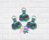 DIGITAL DOWNLOAD Mental Breakdown Snap Tab Key Chain