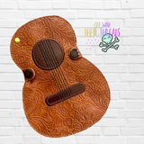 DIGITAL DOWNLOAD ITH Applique Acoustic Guitar Pick Carrier Holder