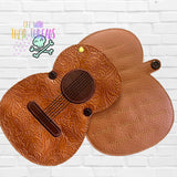 DIGITAL DOWNLOAD ITH Applique Acoustic Guitar Pick Carrier Holder