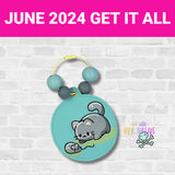 DIGITAL DOWNLOAD Cat and Mouse Besties Bookmark Ornament Bag Tag