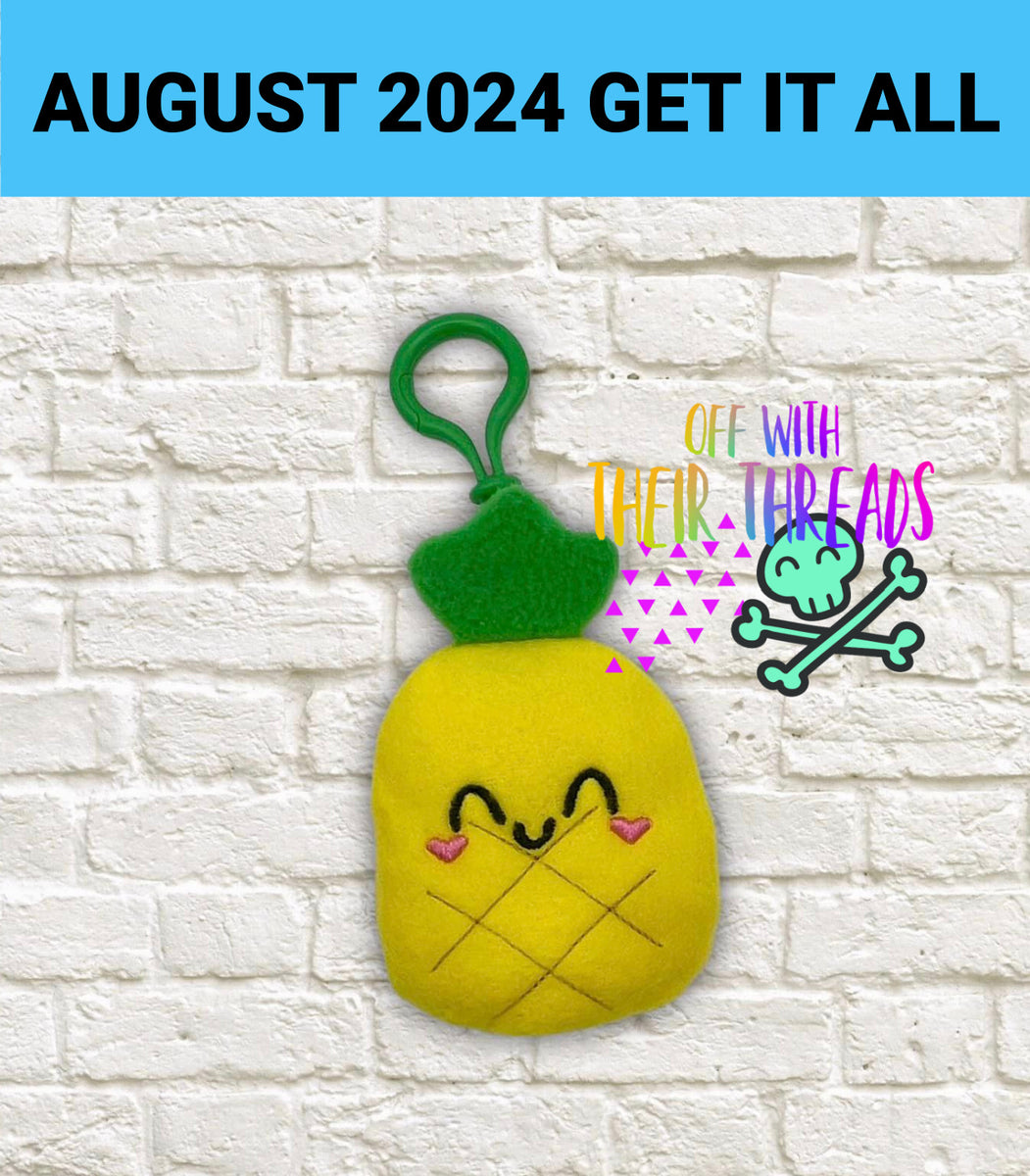 Thread Squishy DIGITAL DOWNLOAD Pineapple Squishy Keychain – Off With Their Threads