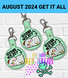 DIGITAL DOWNLOAD Guess What Chicken Butt Snap Tab Keychain