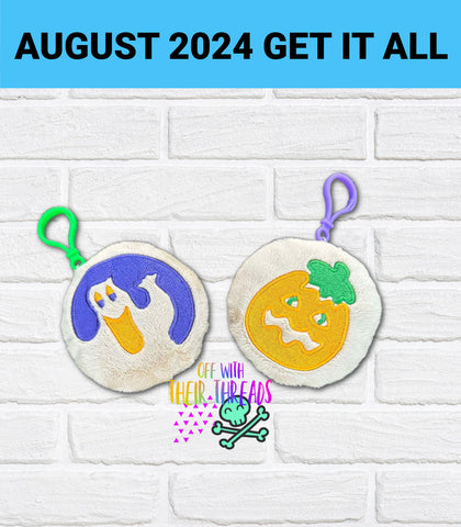 DIGITAL DOWNLOAD Halloween Sugar Cookie Squishy Keychain Set